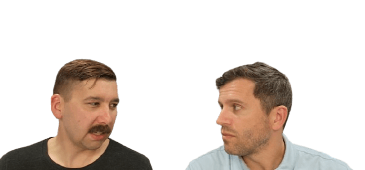 Craig Smith and Alex Keicher, hosts of the Past Your Prime Podcast, talking about strength training, injury recovery, and performance for aging athletes.
